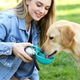 thumbnail image 4 of 2-in-1 Dog Travel Water Bottle – Leakproof Stainless Steel Bottle with Silicone Bowl, Foldable Pet Dispenser, Ideal for Walking, Hiking & Travel, 4 of 5