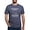 Heather Navy, variant on CafePress - Bourbon Goes In Wisdom Comes Out Whiskey L T Shirt - Mens Tri-blend T-Shirt