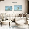 thumbnail image 4 of Elephant Stock Elephant Daydream Wall Art - Horizontal Canvas Wall Art - Kids Room Wall Decor - Kids And Nursery Canvas - Blue And Brown Decor - 30" x 20", 4 of 8