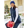 thumbnail image 6 of Woman Within Plus Size Zip-Front Microfleece Vest Long Fleece Vest, 6 of 6