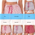 thumbnail image 3 of Haivin Women's Pajama Shorts, Fashionable Checkered with Elastic Waist and Drawstring Pockets, Comfortable Lounge Sleepwear for Home, Lounge and Sleep, 3 of 5