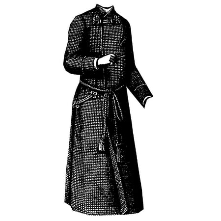 Sewing Pattern: 1887 Gentleman's Dressing Gown Pattern