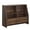 Brown#02, variant on Display Shelves, Bookcase, Brown finish, Brown Wooden Display Shelves,Engineered Wood Shelving Units, Furniture Primary Living Space Display, Shelving & Etageres Bookcase, Brown finish