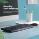 thumbnail image 3 of Wireless Keyboard and  Combo, Lovaky 2.4G Full-Sized Ergonomic Keyboard , 3 DPI Adjustable Cordless USB Keyboard and , Quiet Click for Computer/Laptop/Windows/ (1 Pack, Black), 3 of 7