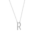 thumbnail image 6 of Imperial 1/20Ct TDW Diamond Alphabet R Pendant Necklace for Women in Sterling Silver, 6 of 6