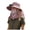 Red, variant on Lispipm Fishing Hat for Women Outdoor Wide Brim Caps with Face and Neck Cover Wide Brim Breathable Bucket Hats for Garden Work Brown
