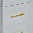 thumbnail image 3 of Ariel Taylor 49 In. Rectangle Sink Vanity With Carrara White Marble Countertop In Grey, 3 of 10