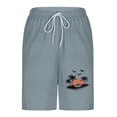 thumbnail image 6 of UVEASISHA Swimming Trunks for Men Tropical Printed Bathing Suit Drawstring Elastic Waist Surf Swimwear Water Sports Quick Dry Board Shorts with LinerNavy 3XL, 6 of 7
