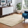 thumbnail image 6 of Area Rug Runner Floor Carpet, Beige, Fabric, 8x10, Living Kitchen Cafe Bistro Hospitality Restaurant, Modern Contemporary HB35837, 6 of 7