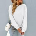 thumbnail image 6 of Gkeoshab Pullover Sweaters for Women Women's Long-Sleeve Loose-Fit Round-Neck Sweater for Fall and Winter GY1 M, 6 of 8