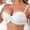 White, variant on Women's Balconette Lace Bra, Lightly Padded Comfortable Brassieres, Full Cup Underwire Support Bralette