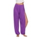 thumbnail image 3 of Pantalones Harén con Abertura Alta para Mujer, Pantalones Harén Hippies. Púrpura XXL, 3 of 6