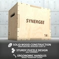 thumbnail image 4 of Synergee 3 in 1 Wood Plyometric Box for Jump Training and Conditioning 16/14/12, 4 of 6