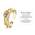 thumbnail image 5 of Zircon Beads Cross Fidget Ring With Card For Women Anti Stress Adjustable Anxiety Ring G9Q8, 5 of 5