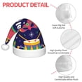 thumbnail image 4 of Naloa Happy Mardi Gras Santa Hat for Kids Baby Christmas Hats,Girls Boys Toddler Plush Xmas Holiday Hat,Luxury Santa Claus Hat, 4 of 6