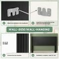 thumbnail image 5 of Weture Modern Wood Farmhouse Headboard Queen Size, Rustic/Lodge Boho Headboards, Black, 5 of 8
