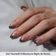 thumbnail image 2 of Lámpara BtartBox de gel negro curable con punta francesa Press On Nails, 2 of 7