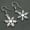 5#Snowflake Earrings, variant on HOOUN Angel Wings Silver Drop Hook Rhinestone Earrings Women Wedding Ear Jewelry Gifts-4# Pink Angel Wings
