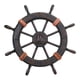 thumbnail image 2 of Volante de barco de madera Accesorios de fotografía de dirección de barco Adorno colgante de puerta Adorno de timón Decoraciones para el hogar en A Macarena Timón de barco colgante, 2 of 8