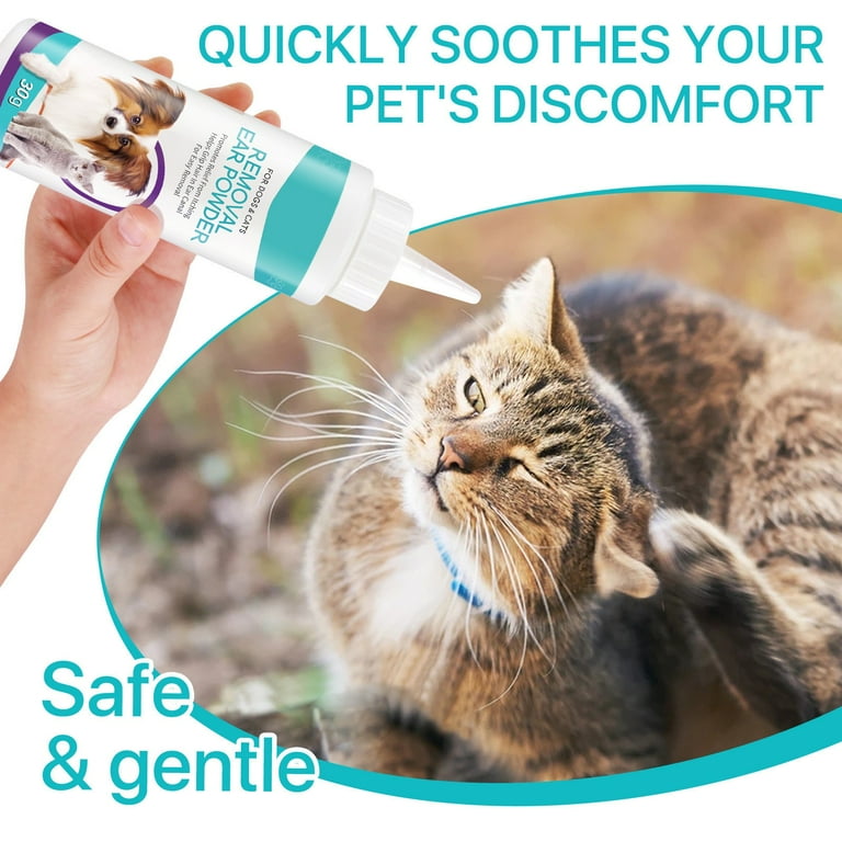 Ear Hair Removal Powder For Dogs Ear Hair Cleaning 30g Secure & Easy To Use Dog Harness with Panniers Dog Pannier Rear Dog Kennel Accessories Dog Supplies Checklist Nosework Dog Accessories