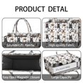 thumbnail image 4 of Large Capacity Tote Bag,French Bulldog Footprint Handbag Fashion Luxury Tote Bag,15.7"x13"x 5.1" Inches,Laptop Compatible, 4 of 6