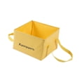 thumbnail image 4 of Cubo de agua plegable Cuenca de do ligero para acampar de pesca de jardinería Amarillo, 4 of 8