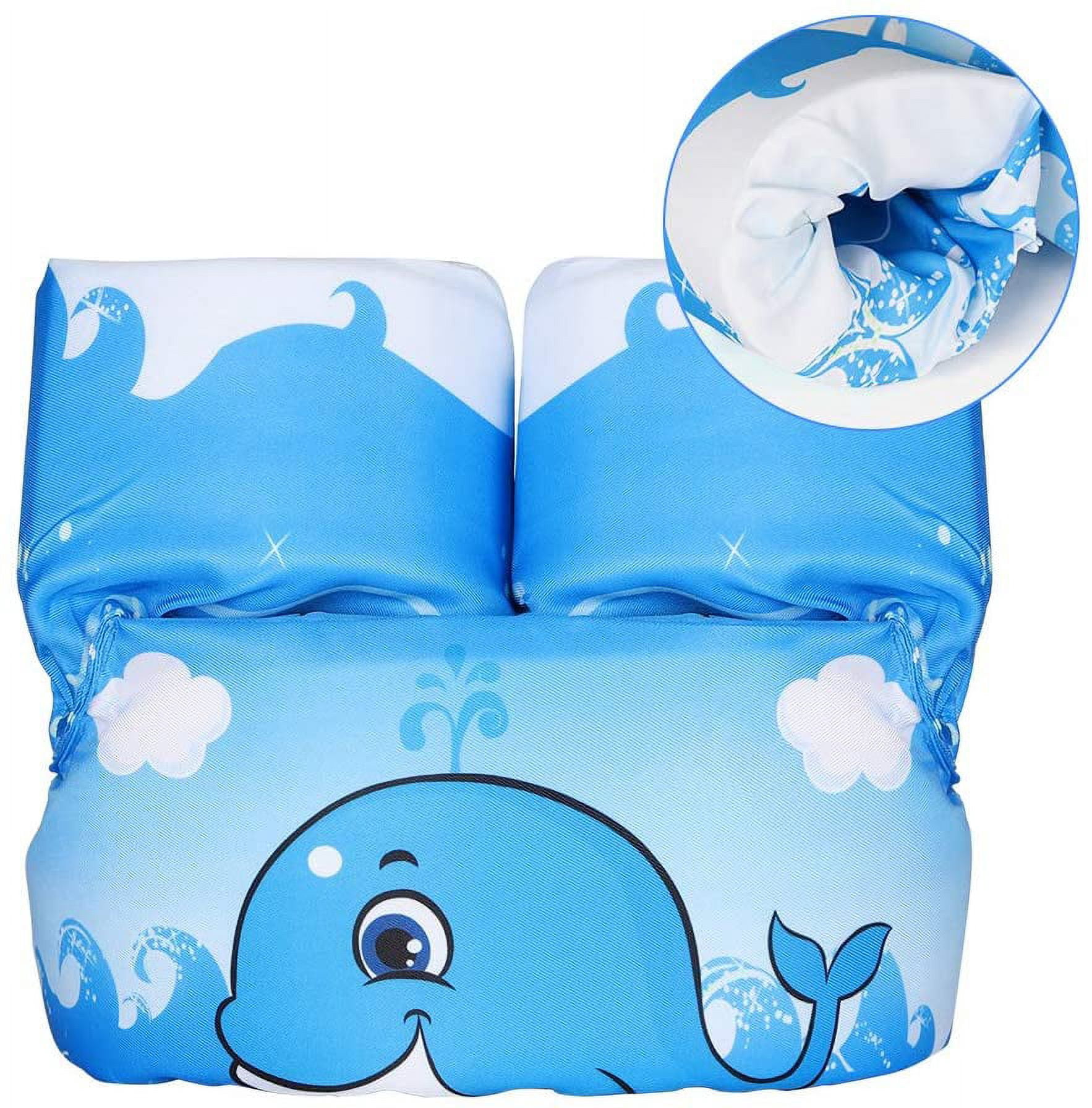 LIANTRAL Kids Swim Vest Life Jacket with Arm Floaties Wings for 30-50 pounds Toddler