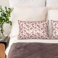 thumbnail image 4 of Disketp Beautiful Butterflies And Hearts Satin Pillowcase For Hair And Skin - Satin Pillow Cases Standard Size 20x30 Inches With Zipper,Gifts For Women Men, 4 of 8