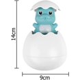 thumbnail image 2 of Juguetes de baño para niños, juguetes de relojería con chorro de agua, juguetes de natación con chorro de agua, juguetes divertidos para niños y niñas, juegos de baño y piscina (dinosaurio azul) ER, 2 of 5