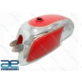 thumbnail image 2 of Petrol Fuel Gas Tank 4 Gallon Red & Chrome For Royal Enfield Cafe Racer, 2 of 5