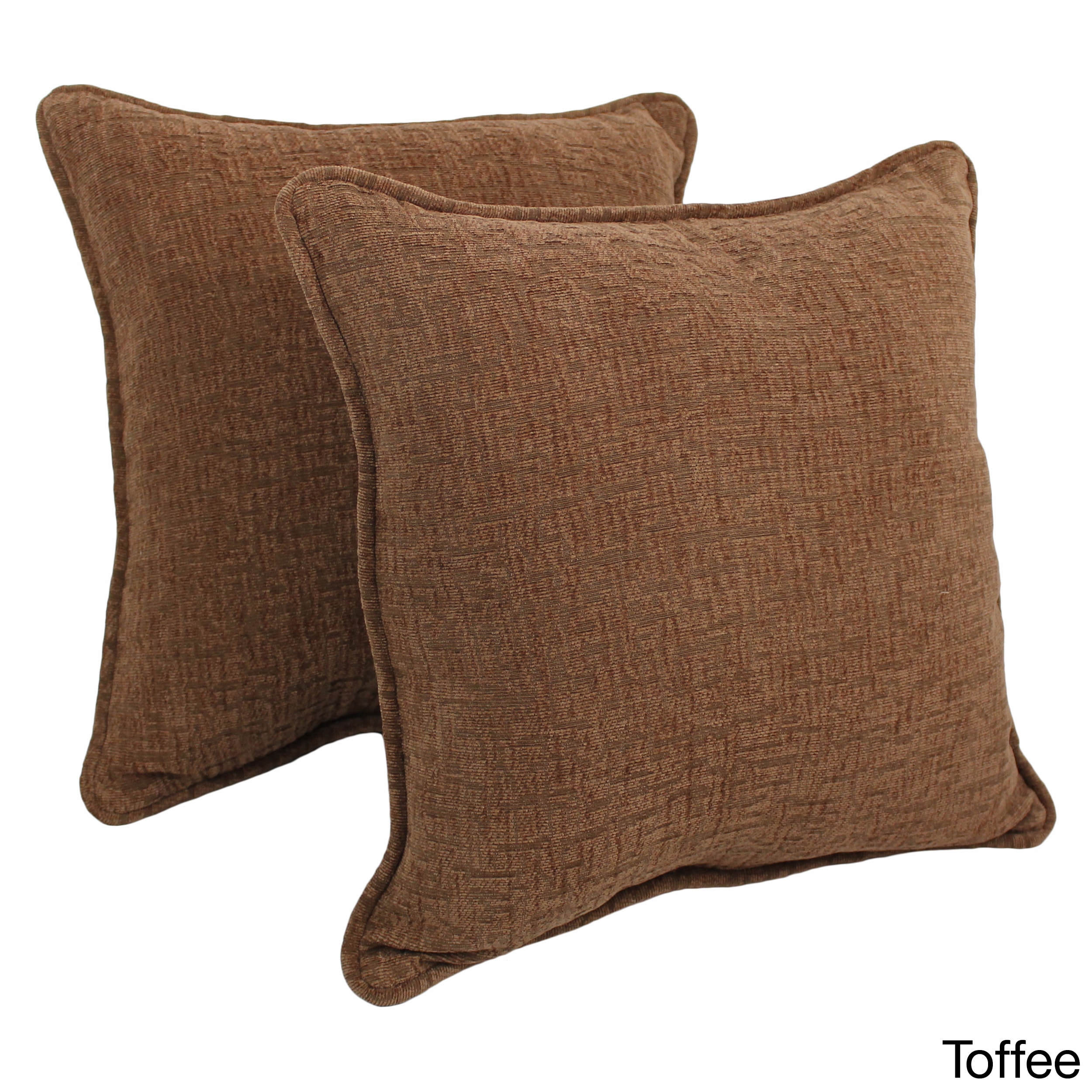 Blazing Needles 18inch Corded Chenille Throw Pillows (Set of 2