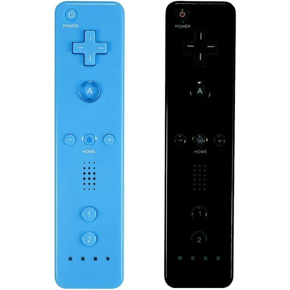Wireless Remote Controller for Wii Wii U(Blue+Black)