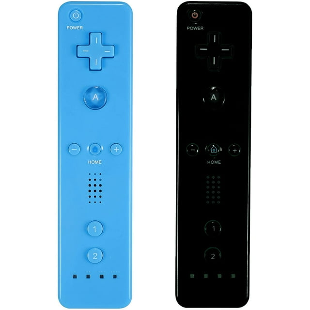 Wireless Remote Controller for Wii Wii U(Blue+Black)