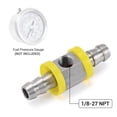 thumbnail image 1 of Maoww Car Fuel Pressure Sensor Connector Tube Connecting Adapter Accessory 3/8inch, 1 of 6