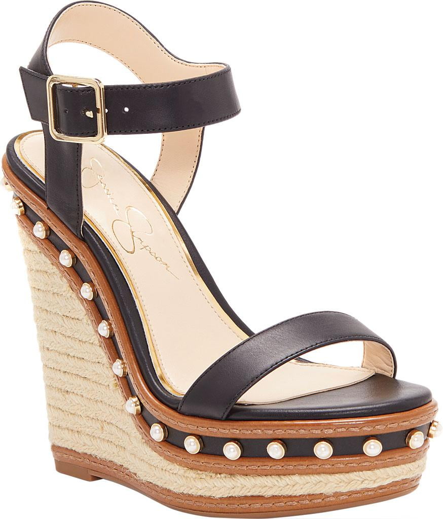 jessica simpson black platform