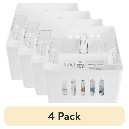 (4 pack) The Home Edit XL Cleaning Caddy, Two-Piece