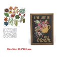 thumbnail image 1 of Troqueles de corte de Metal de hoja de rama Funky para álbum de recortes DIY, fabricación de tarjetas, plantillas de tallos de flores de pino de Navidad, novedad de 2022, 1 of 4