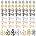 thumbnail image 1 of 140 piezas de dijes de trébol, 7 estilos, colgantes de cuatro hojas, dijes de trébol de la suerte, dijes de trébol de aleación de metal, colgantes de hojas de corazón., 1 of 6