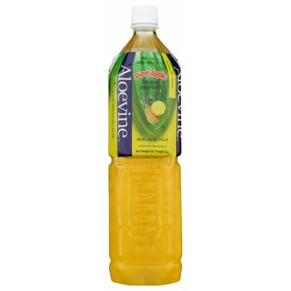 (Pack of 12) Aloevine Aloe Pineapple Beverage 50.7 fl oz