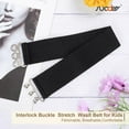 thumbnail image 7 of Girls Belt Wide Waist Kids Belt for Dresses Kids Stretch Elastic Waist Belt for Girls, 7 of 7
