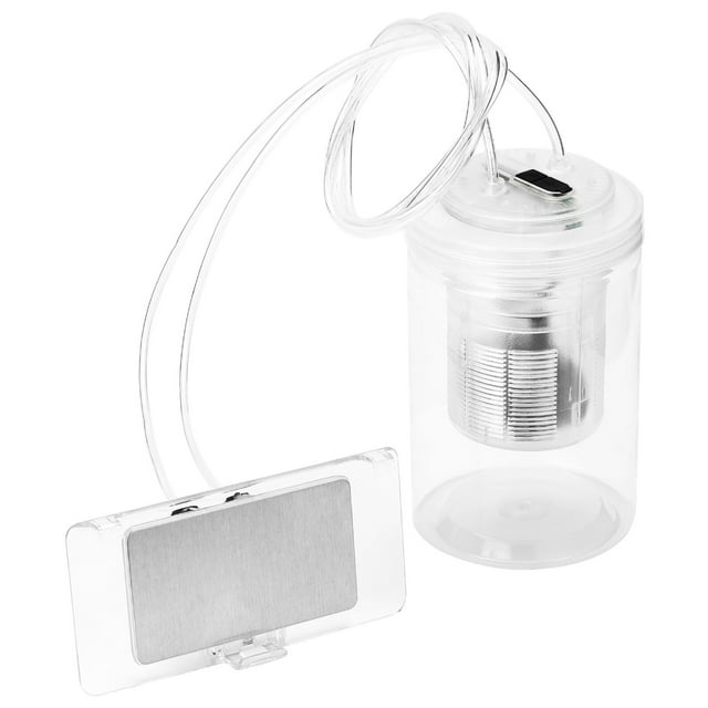 Universal Transparent PC Water-Cooled Phone Cooling Case for Gaming & Live Streaming - Rapid Heat Dissipation, Prevents Lag, Enhances Performance & Device Lifespan - Includes Ice Packs, USB Cable &