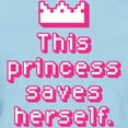 thumbnail image 3 of CafePress - This Princess Saves Herself T Shirt - Women's Classic T-Shirt, 3 of 4