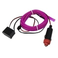 thumbnail image 1 of 2 Metros/6 Pies Neón Brillante EL Cable Tira Púrpura Luz para Coche Interior, 1 of 1