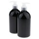 thumbnail image 4 of 2 botellas vacías rellenables con bomba, dispensador de champú para viajes, bricolaje, baño. Bomba clara, 4 of 7
