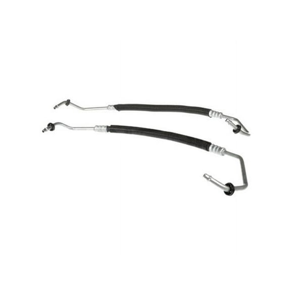 Inlet and Outlet Auto Trans Oil Cooler Hose Assembly - Compatible with 2008 - 2016 Chrysler Town & Country 2009 2010 2011 2012 2013 2014 2015