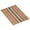 Khaki, variant on Eco-Friendly 18" x 12" Bamboo Table Place mats Natural Non-Slip Bamboo Table Decor Placemats for Kitchen Dining Room