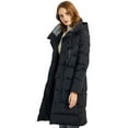 thumbnail image 3 of Orolay Women's Hooded Down Jacket Long Winter Coat Asymmetric Puffer Jacket, 3 of 6