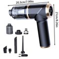 thumbnail image 3 of Portable Handheld Vacuum Cleaner Cordless Rechargeable for Car Seats Home and Pet Hair, Mini Vacuum Cleaner with High Power Suction for Quick Cleanup, Lightweight Car Vacuum for Windowsills, 3 of 9