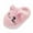 Pink, variant on AWZXDE Girls Slippers Comfortable Cartoon Indoor Footwear For Kids Warm Soft Sole Home Comfort Cat Design Non-
