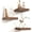 Walnut, variant on Floating Shelves for Wall, 48"W x 9"D x 1.5"H, 1 Pack of Long Wall Mounted Engineered Wood Shelves with Invisible Brackets for Living Room, Bedroom, Bathroom, Kitchen Decor and Storage